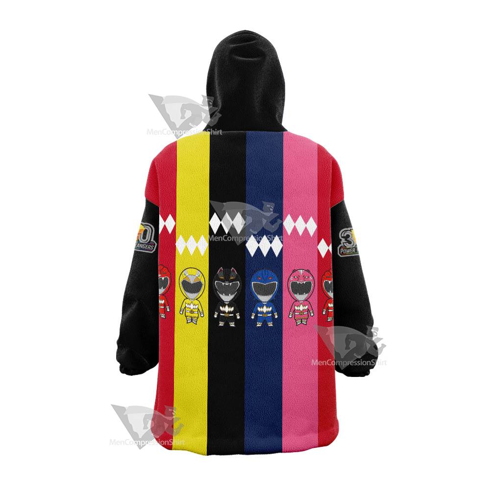 Power Rangers 30 Anniversary Snug Blanket Hoodie