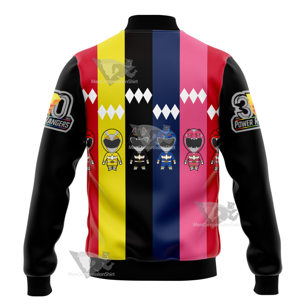 Power Rangers 30 Anniversary Varsity Jacket