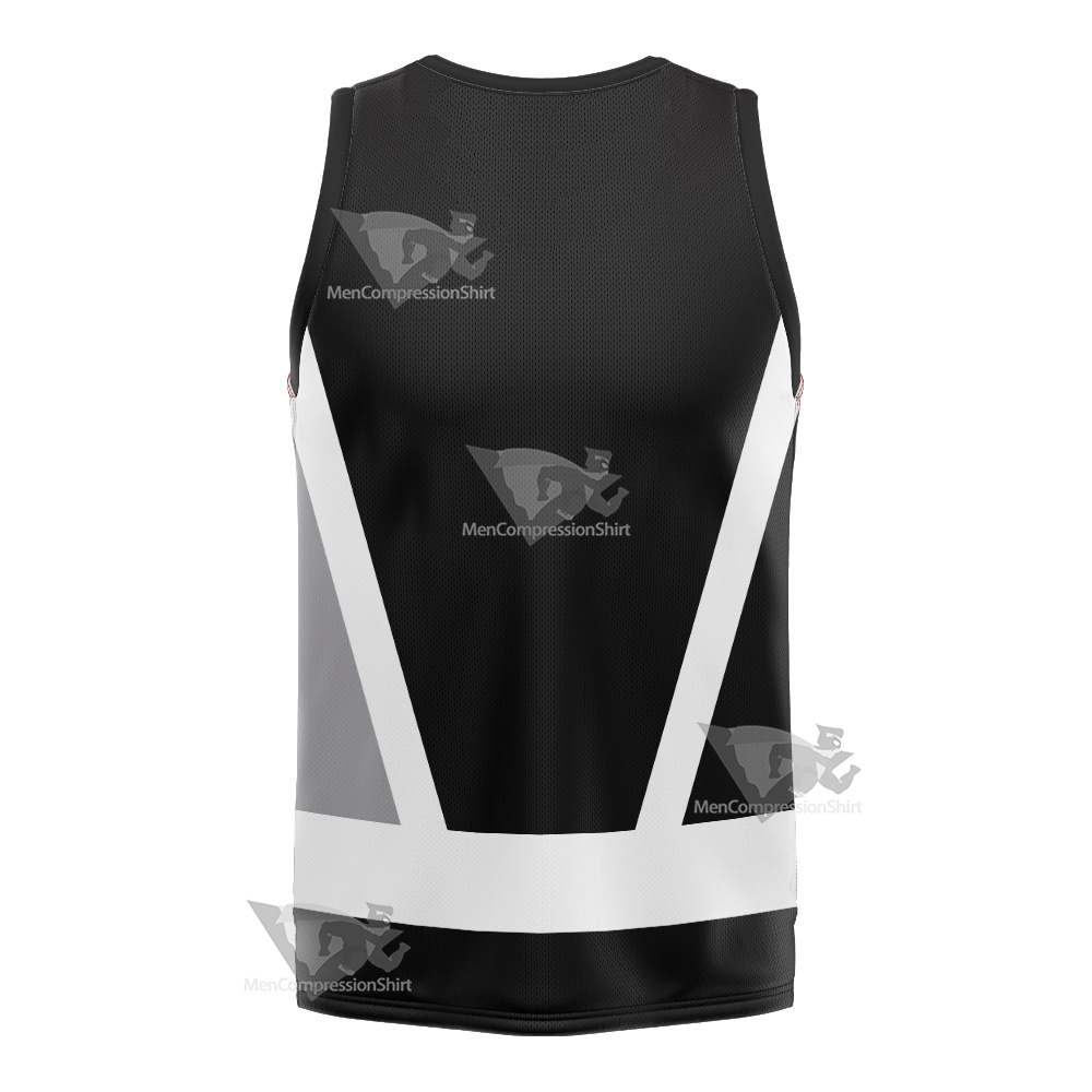 Power Rangers Dino Fury Black Ranger Basketball Jersey