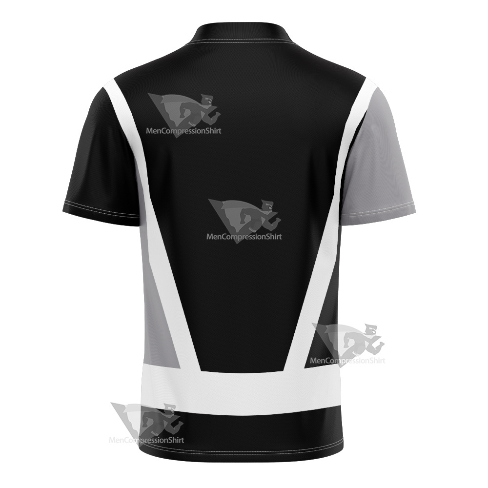 Power Rangers Dino Fury Black Ranger Football Jersey