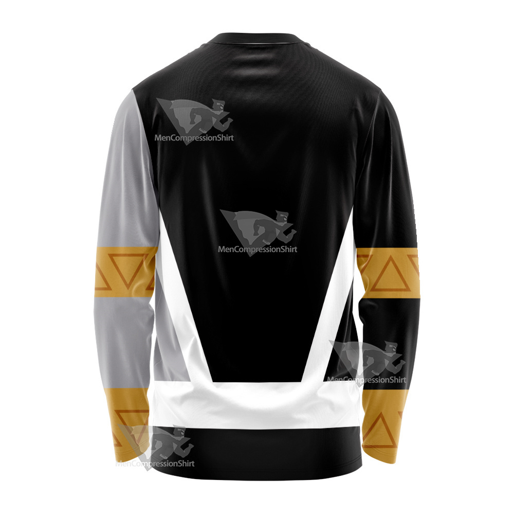 Power Rangers Dino Fury Black Ranger Long Sleeve Shirt