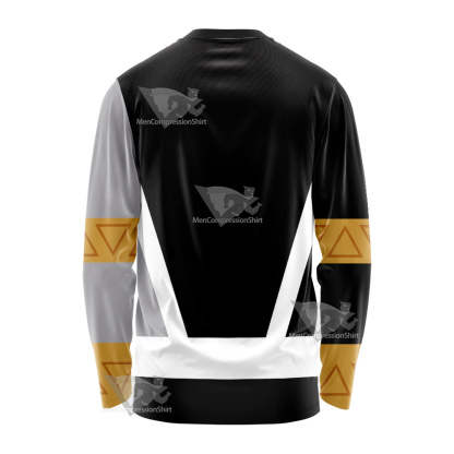 Power Rangers Dino Fury Black Ranger Long Sleeve Shirt