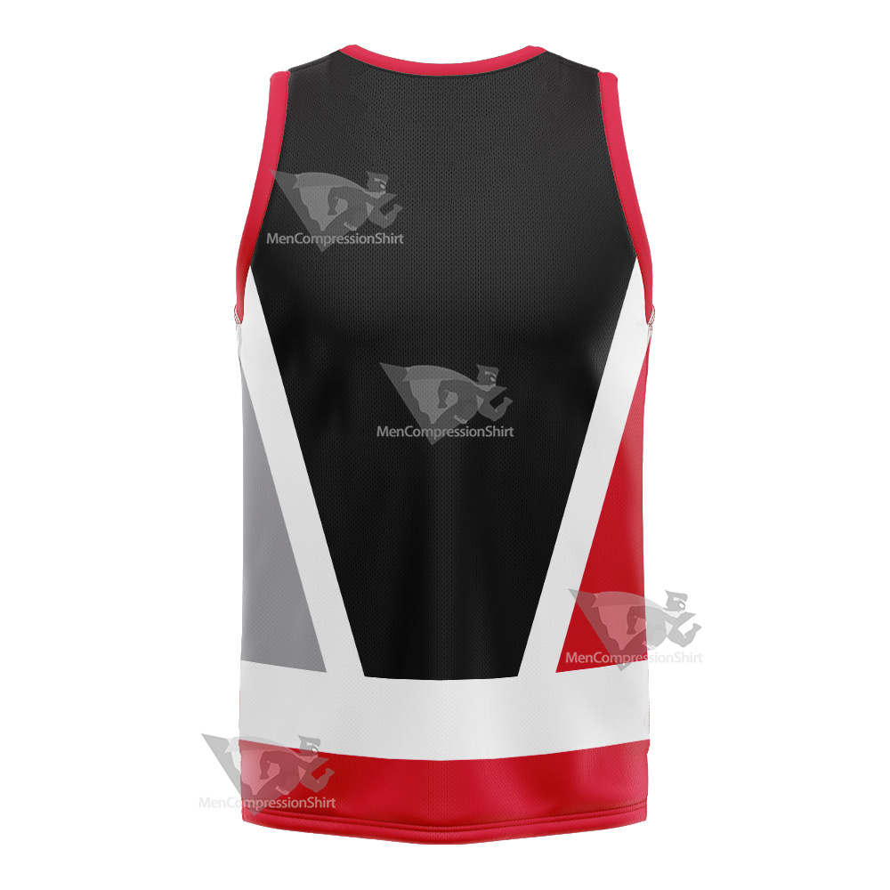 Power Rangers Dino Fury Red Ranger Basketball Jersey