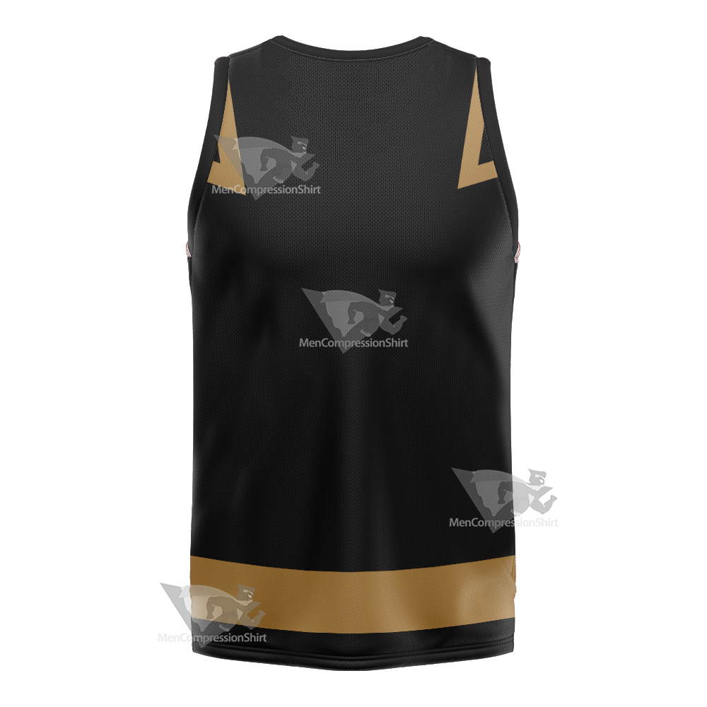 Power Rangers Dino Thunder Black Ranger Basketball Jersey