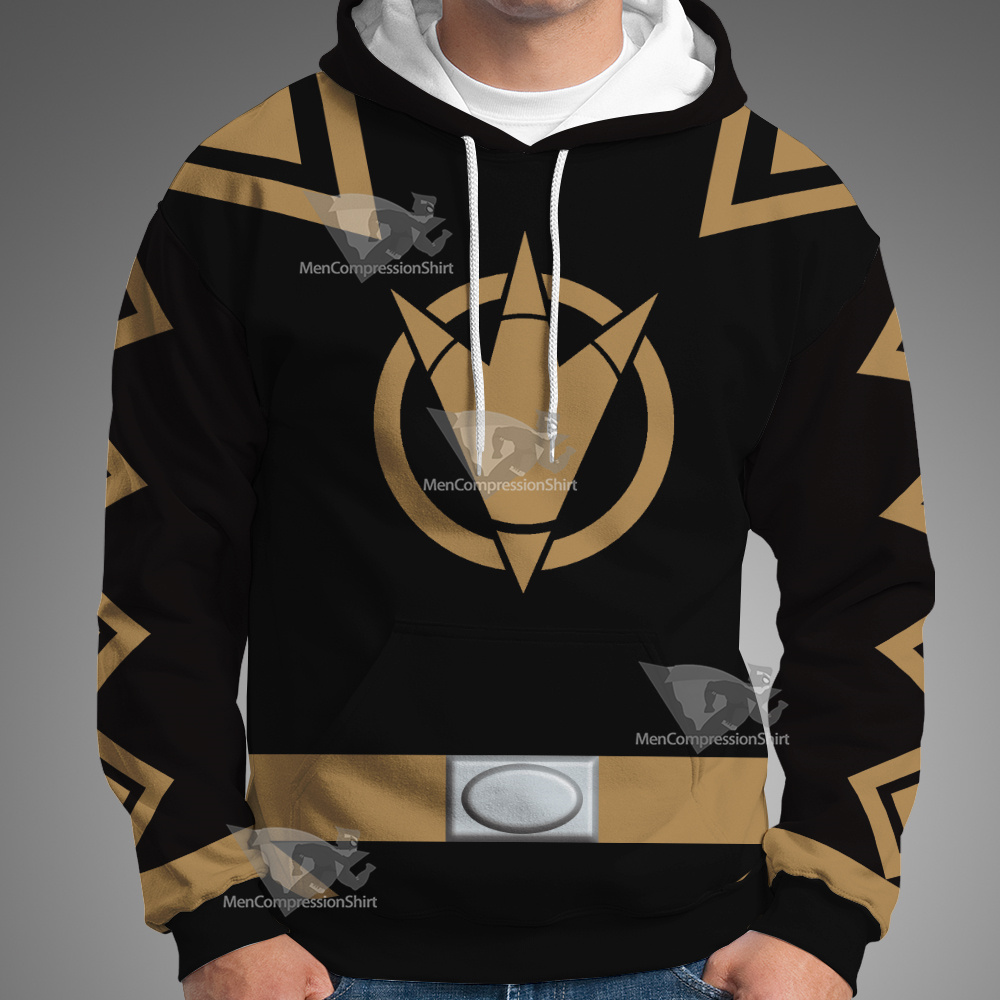 Power Rangers Dino Thunder Black Ranger Cosplay Hoodie