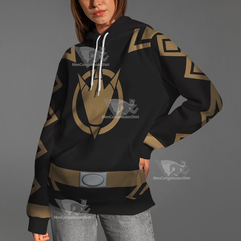 Power Rangers Dino Thunder Black Ranger Cosplay Hoodie