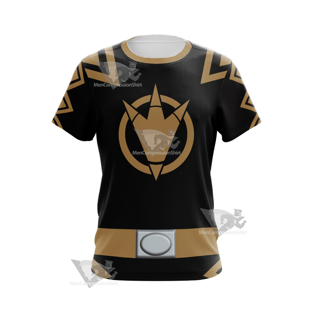 Power Rangers Dino Thunder Black Ranger Cosplay T-Shirt
