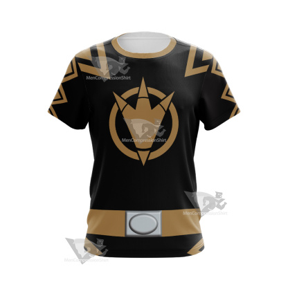 Power Rangers Dino Thunder Black Ranger Cosplay T-Shirt
