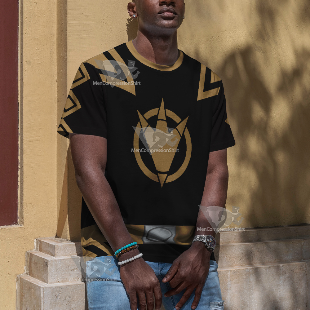 Power Rangers Dino Thunder Black Ranger Cosplay T-Shirt