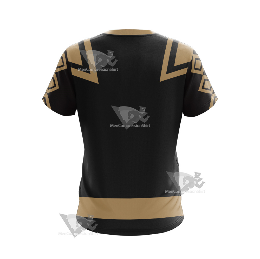 Power Rangers Dino Thunder Black Ranger Cosplay T-Shirt