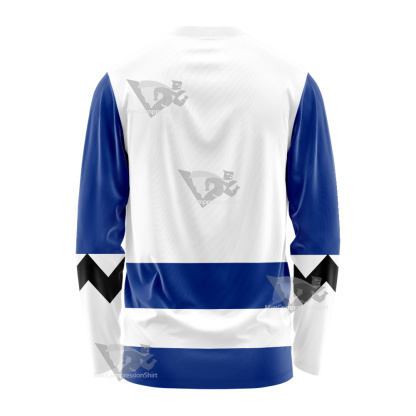Power Rangers Lost Galaxy Episode Blue Long Sleeve Shirt