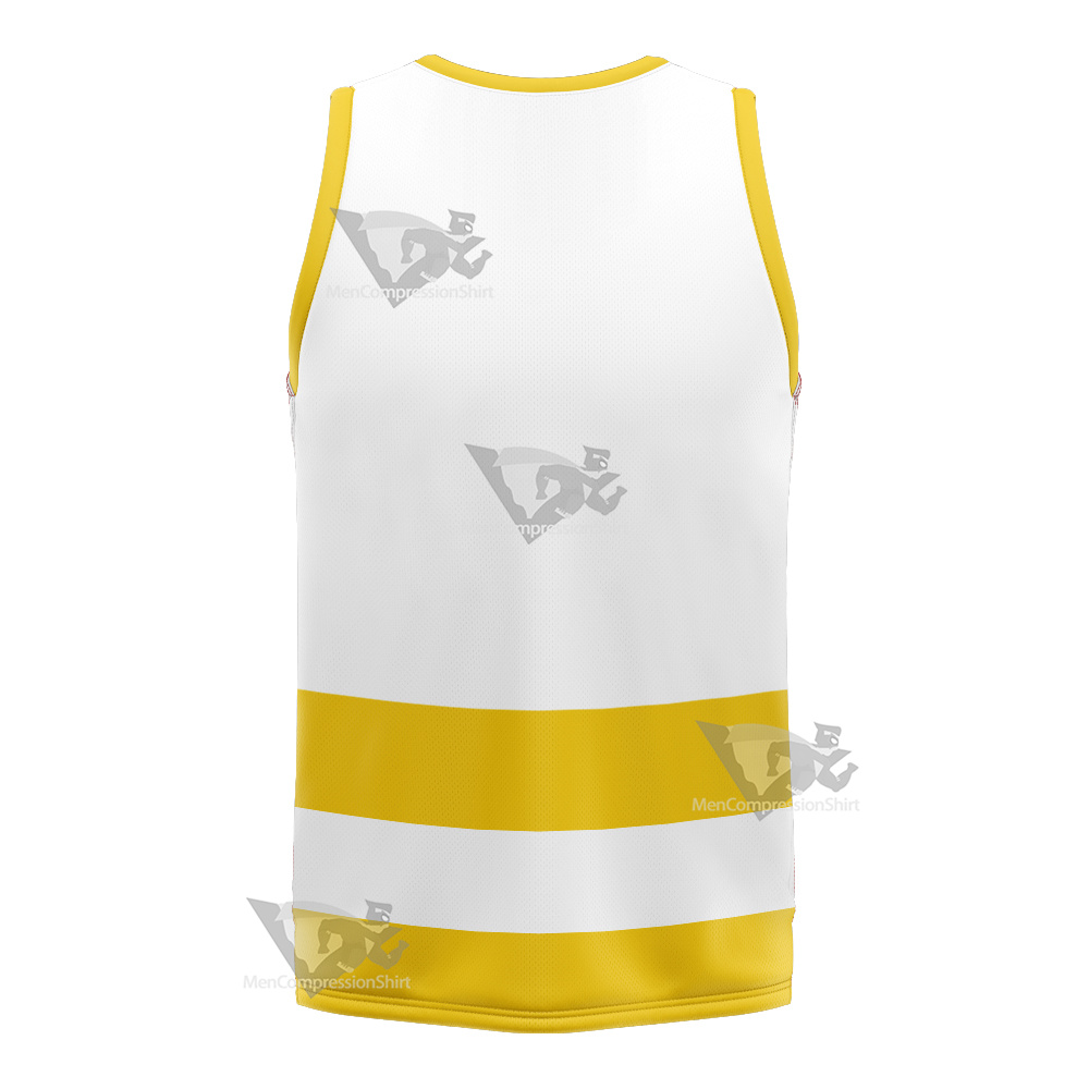 Power Rangers Lost Galaxy Episode Yellow Basketball Jersey