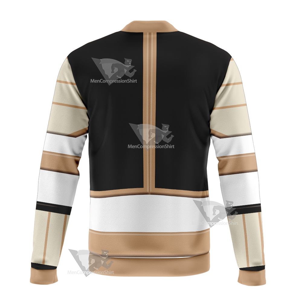 Power Rangers Mighty Morphin White Ranger Bomber Jacket