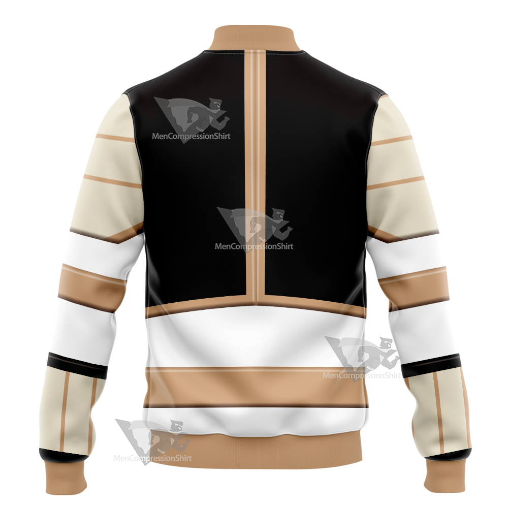 Power Rangers Mighty Morphin White Ranger Varsity Jacket