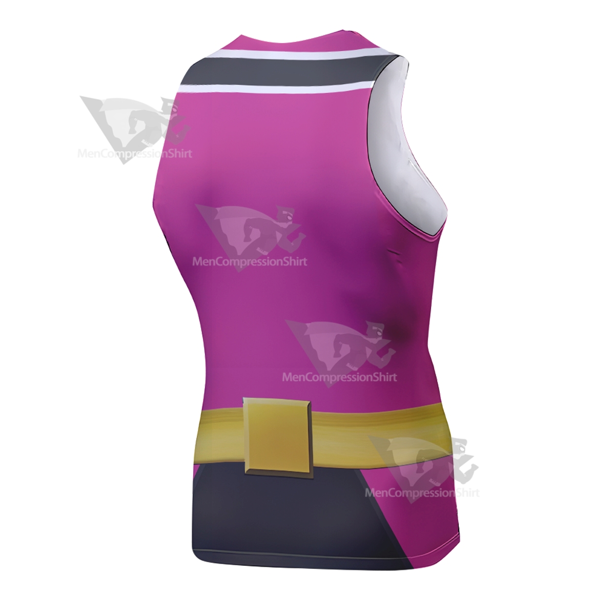 Power Rangers Samurai Pink Sleeveless Compression Shirt