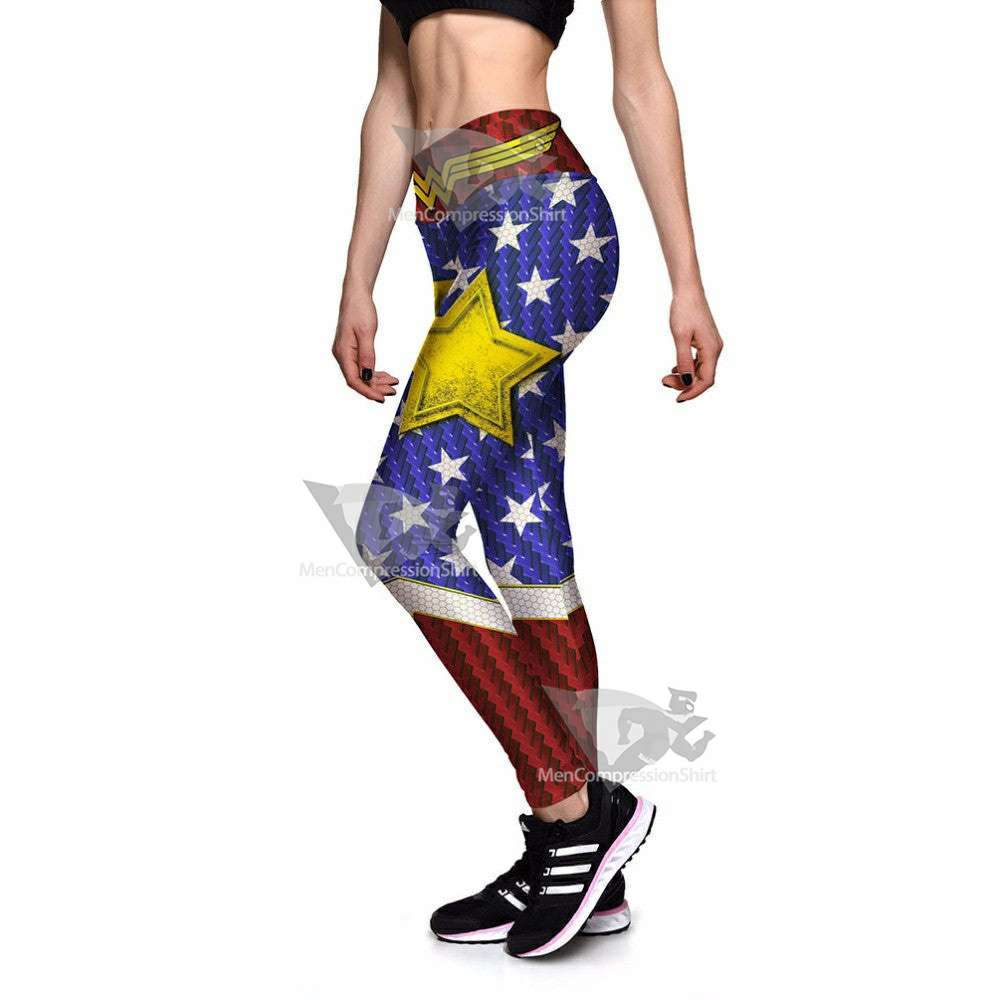 Princess Diana Gym Compression Leggings