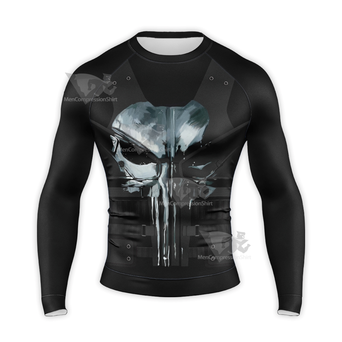 Punisher Jon Bernthal Long Sleeve Compression Shirt