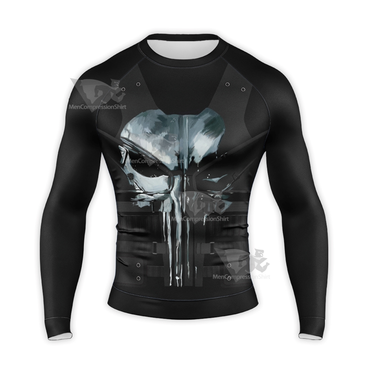 Punisher Jon Bernthal Long Sleeve Compression Shirt