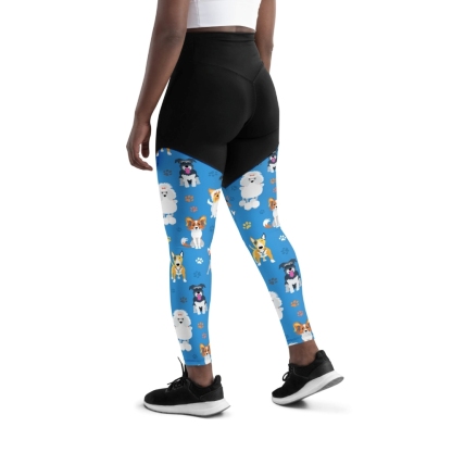 Puppies And Paws Women Compression Legging