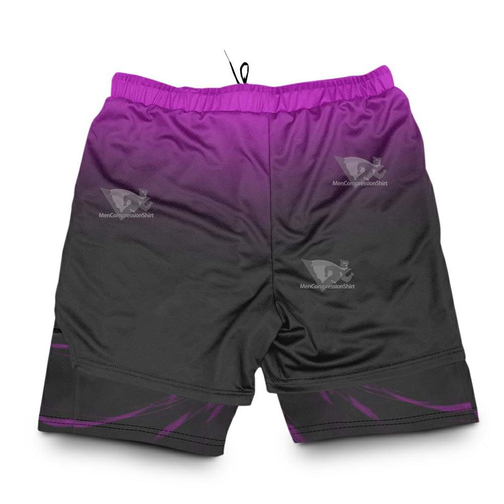 Purple Hollow Gojo Compression Shorts