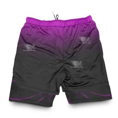 Purple Hollow Gojo Compression Shorts