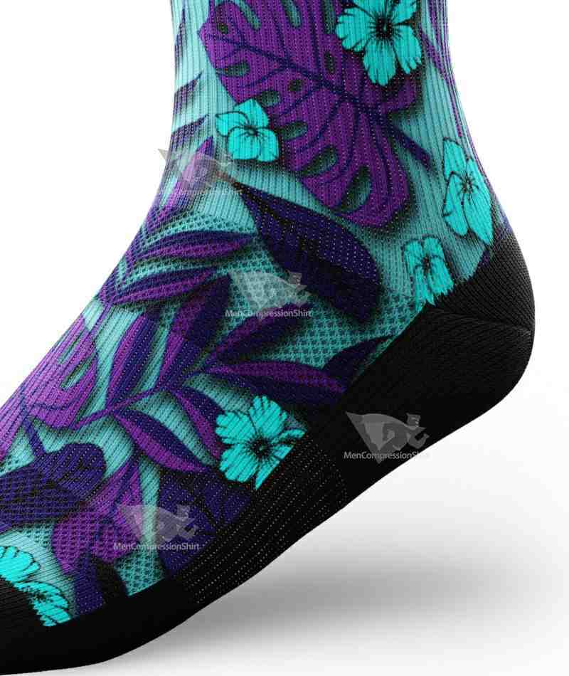 Purple Poison Knee High Compression Socks