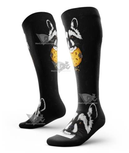 Rad Racoon Knee High Compression Socks