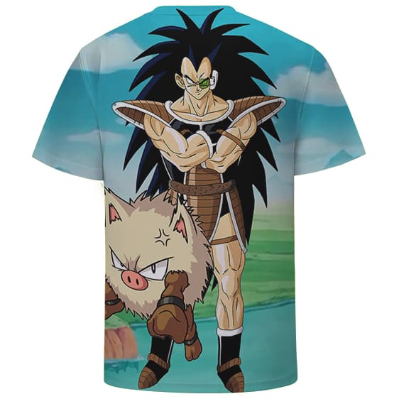 Raditz Funny Art Scouter Primape Dbz Cool 3d Anime T-Shirt