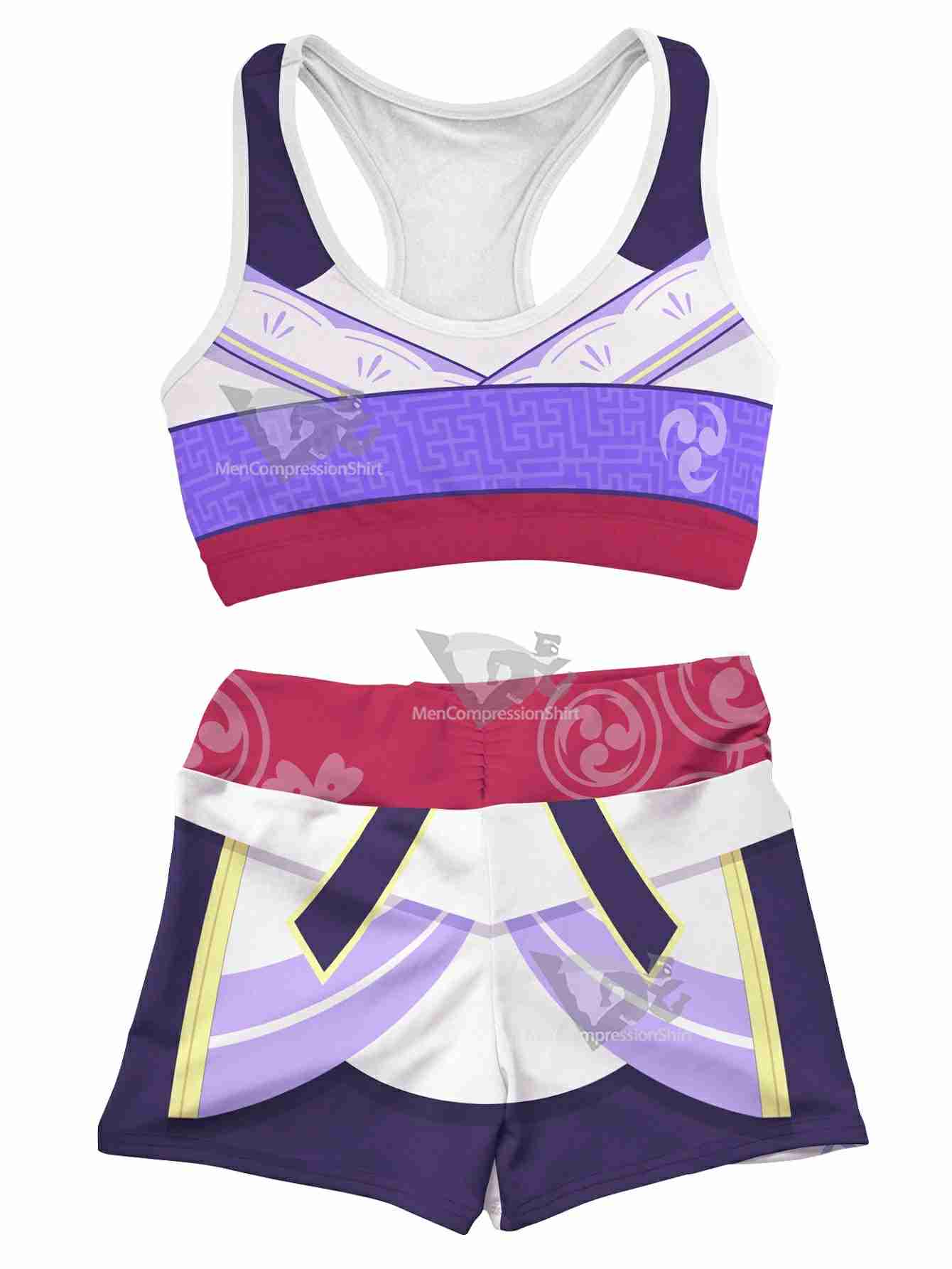 Raiden Shogun Summer Women Compression Active Wear Set