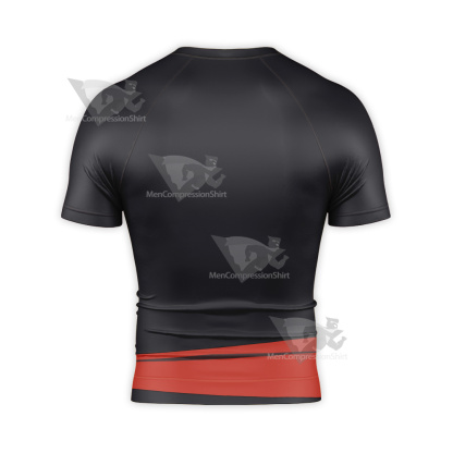 Randy Cunningham Black Cosplay Short Sleeve Compression Shirt