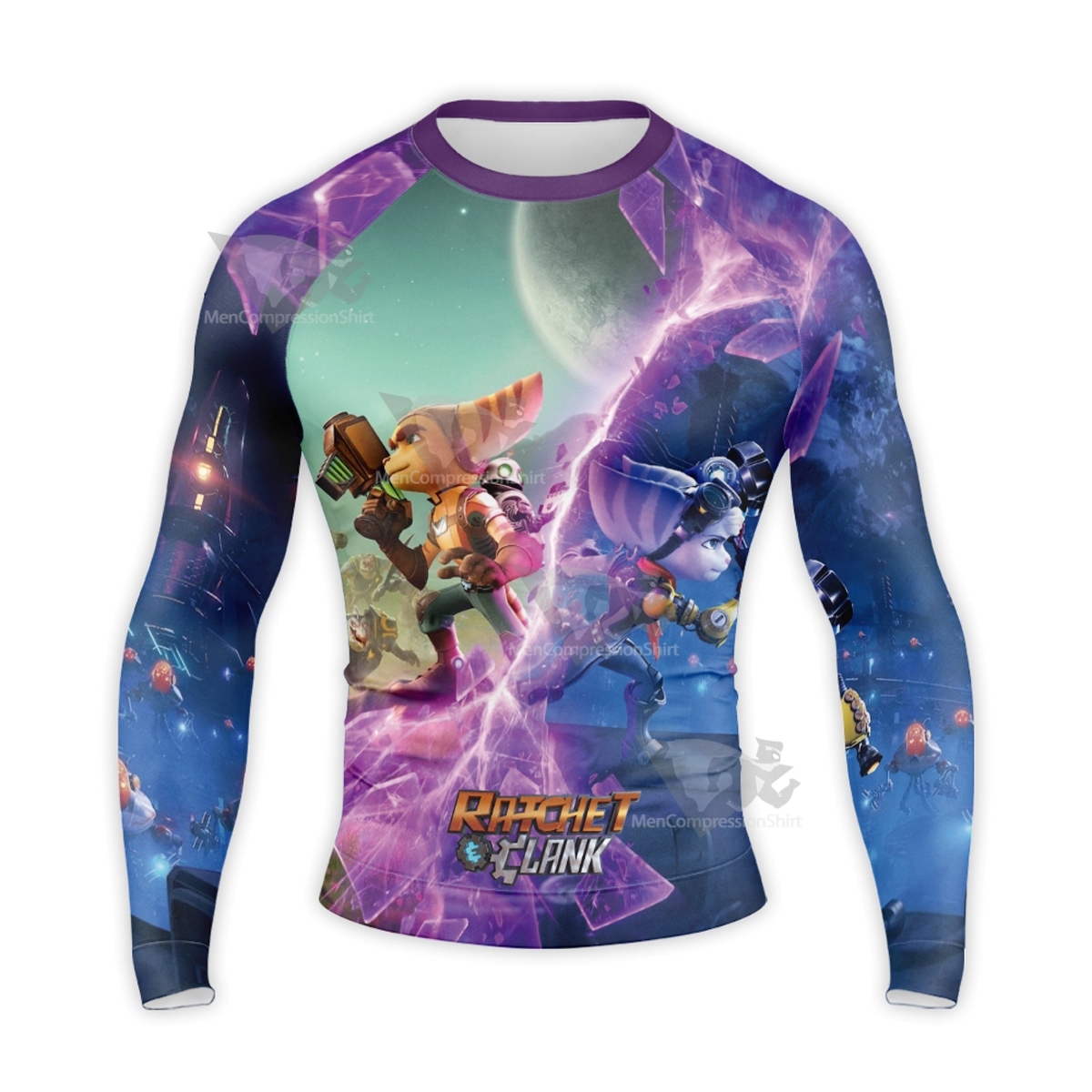 Ratchet Clank Universe Long Sleeve Compression Shirt