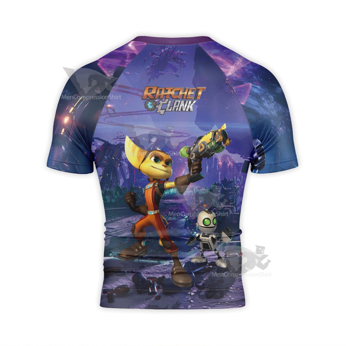 Ratchet Clank Universe Short Sleeve Compression Shirt