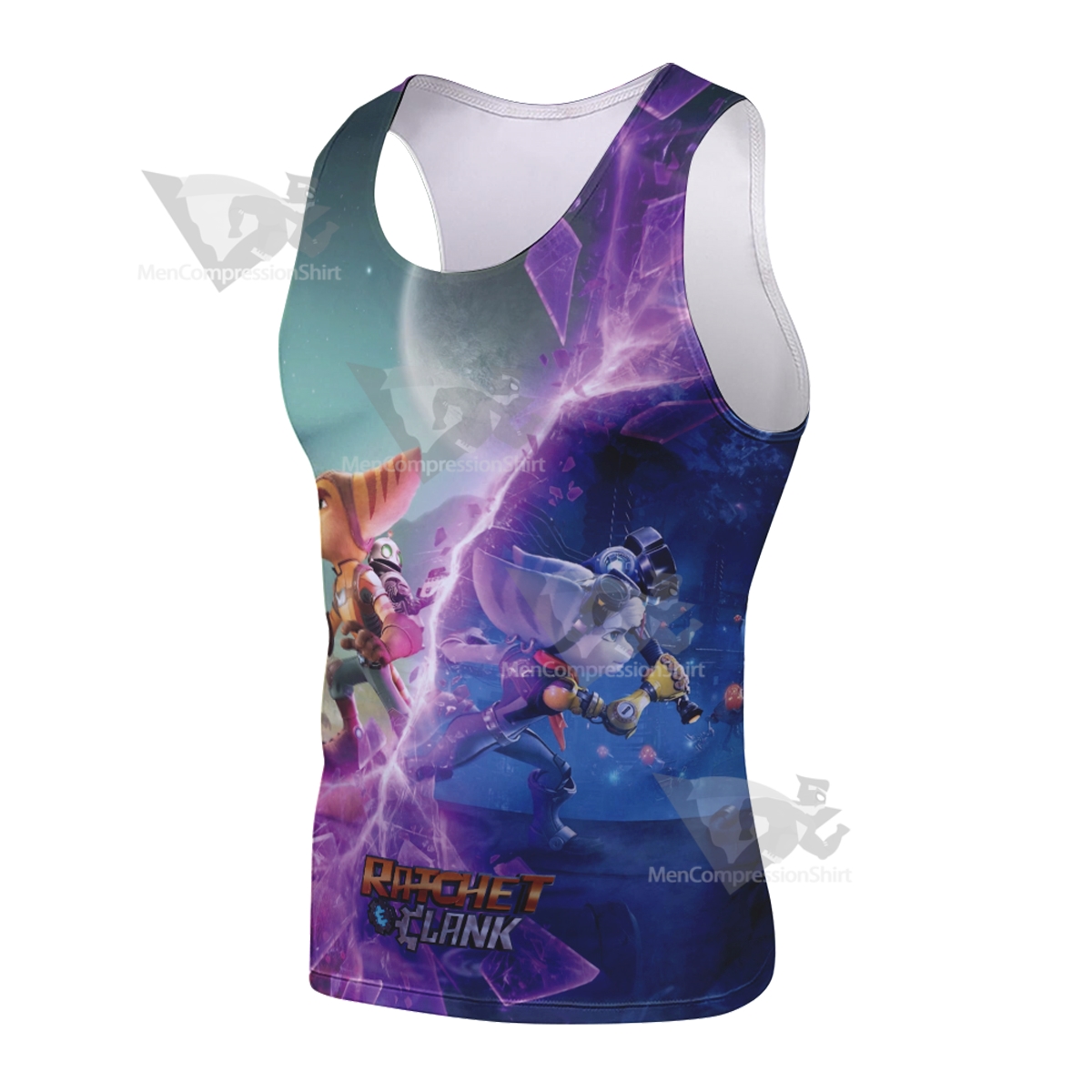Ratchet Clank Universe Sleeveless Compression Shirt