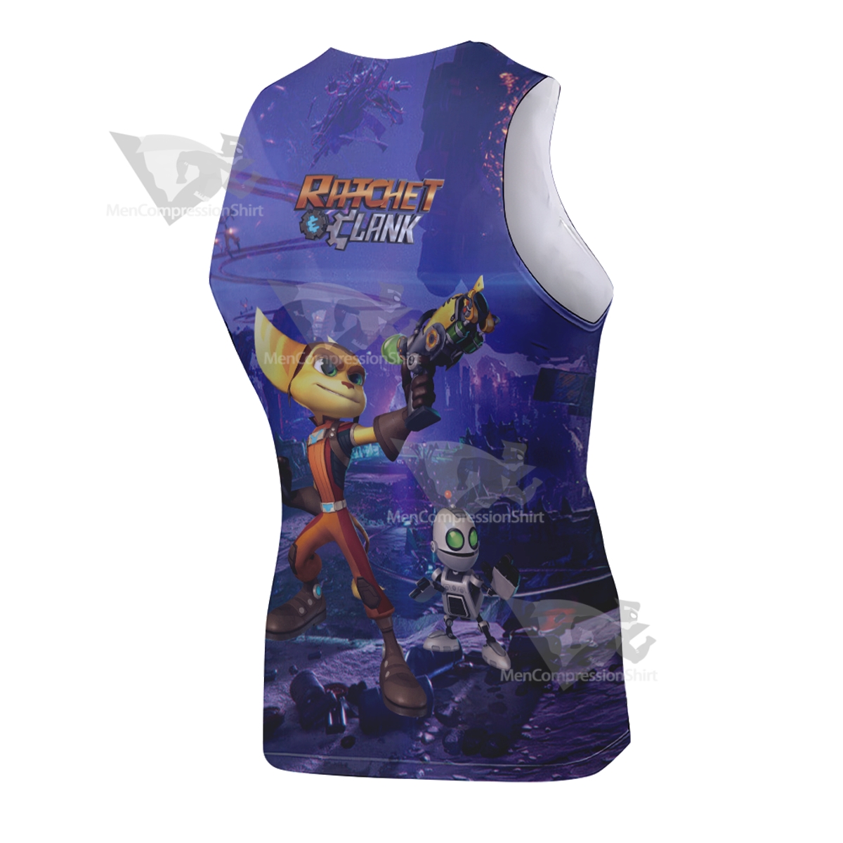 Ratchet Clank Universe Sleeveless Compression Shirt