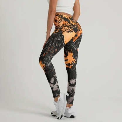 Raven Skull Women Compression Legging