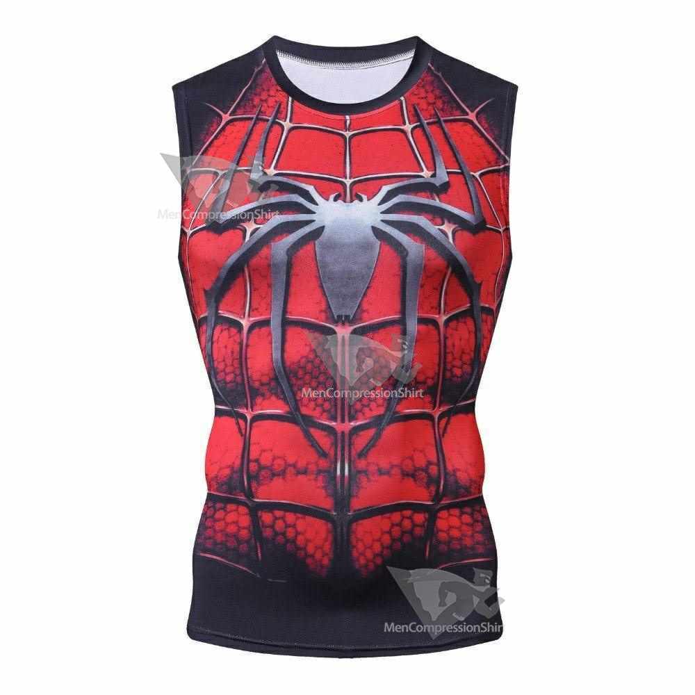 Red Parker Compression Tank Top