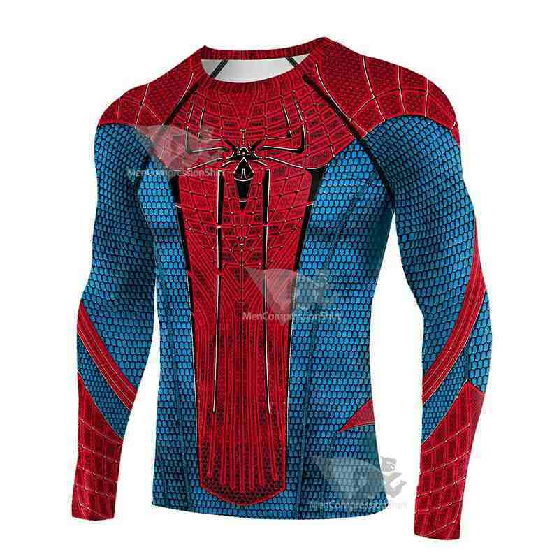Retro Parker Gym Long Sleeve Compression Shirt