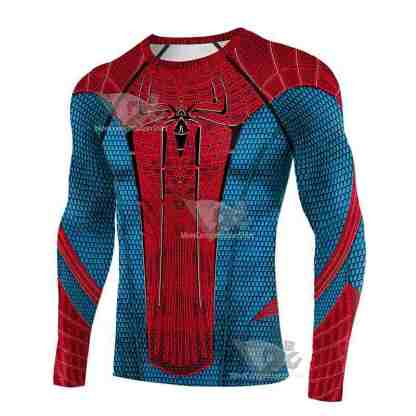 Retro Parker Gym Long Sleeve Compression Shirt