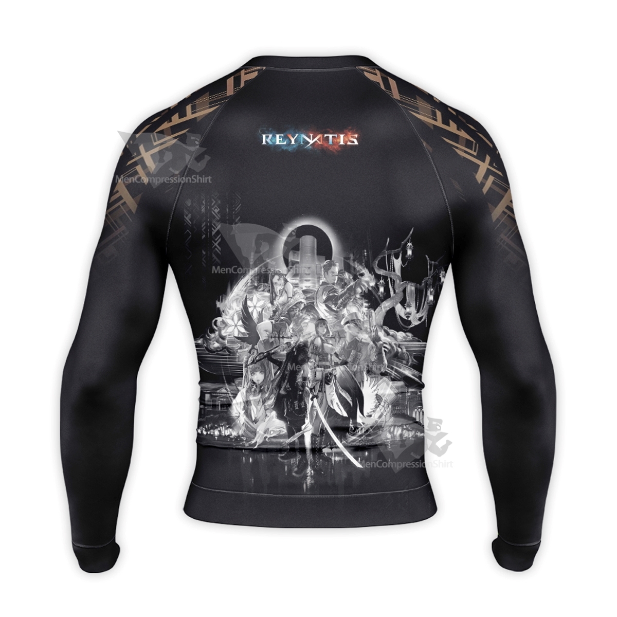Reynatis Cool Looking Action Long Sleeve Compression Shirt