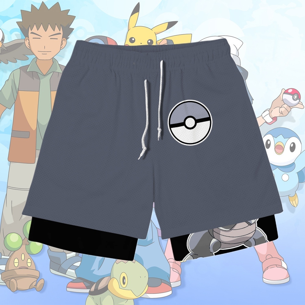 Rhydon Anime Compression Gym Shorts