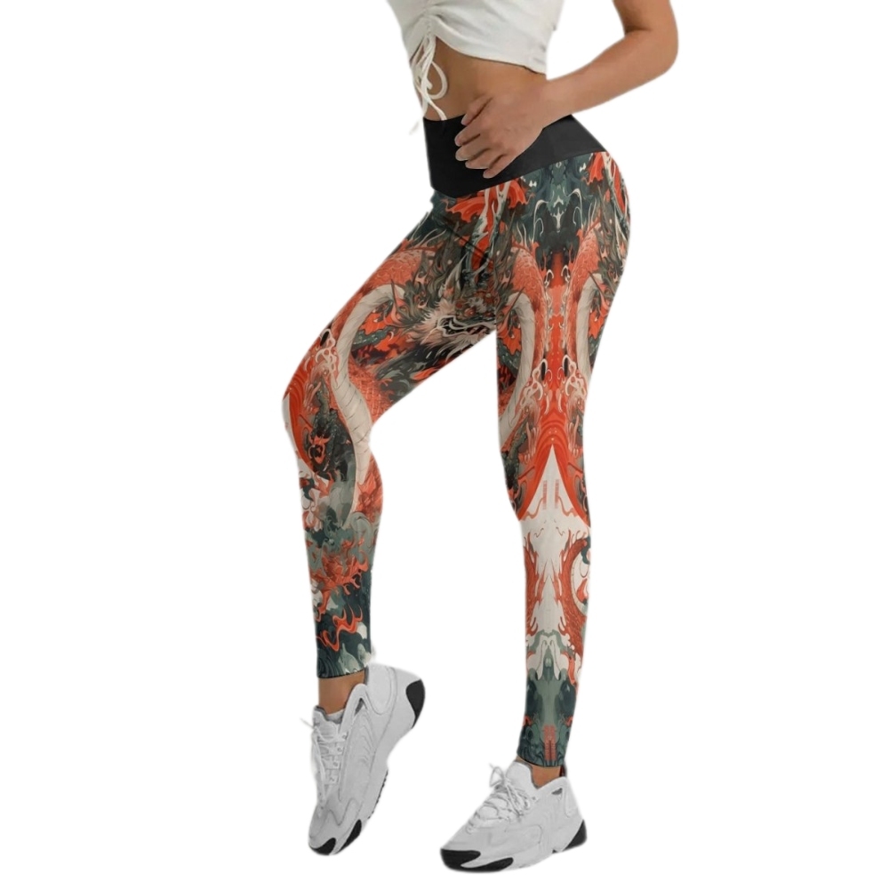 Rising Red Dragon Women Compression Legging