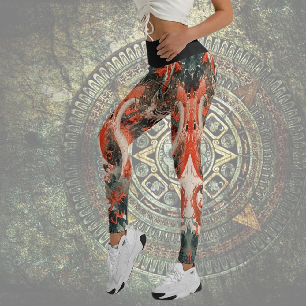 Rising Red Dragon Women Compression Legging