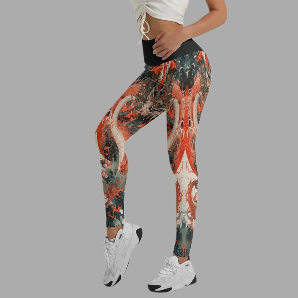 Rising Red Dragon Women Compression Legging