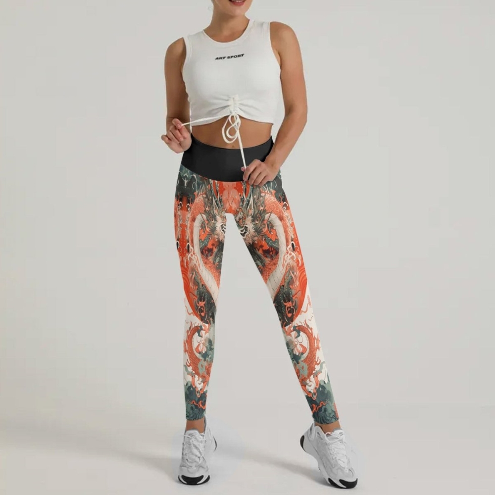 Rising Red Dragon Women Compression Legging