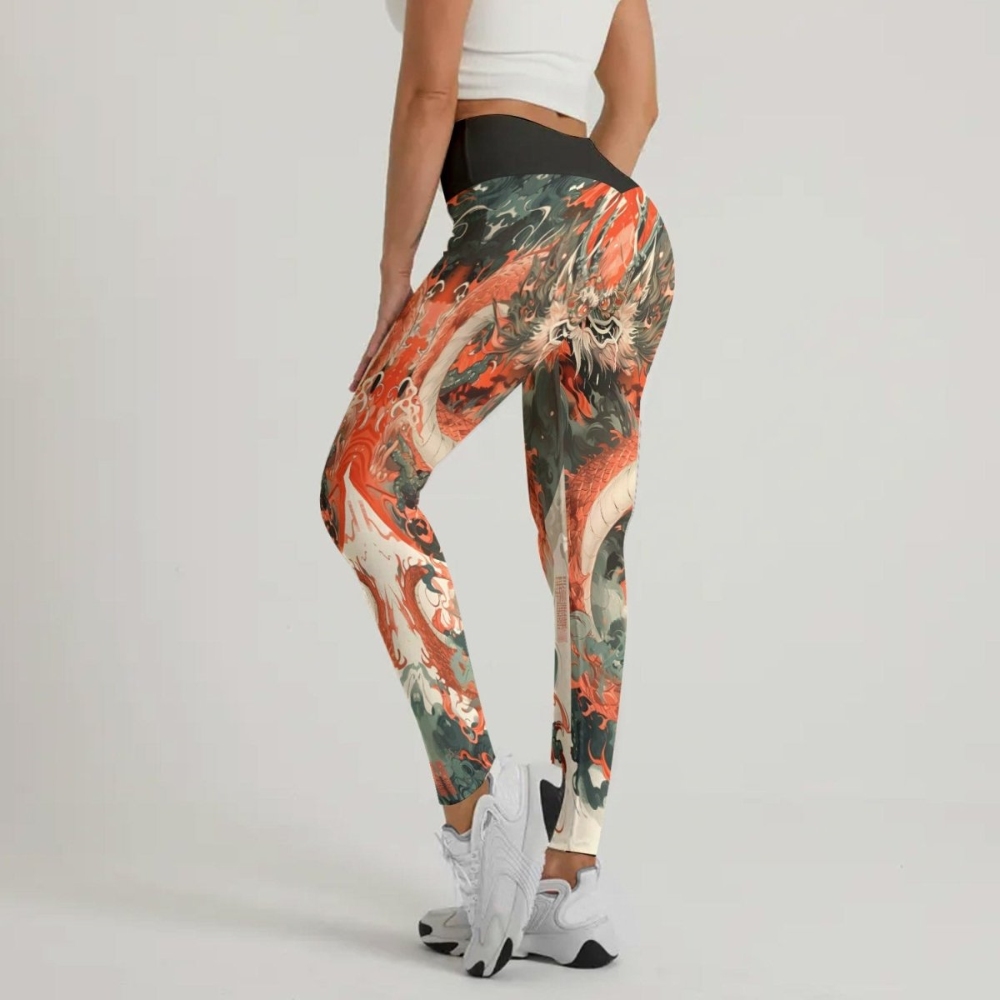 Rising Red Dragon Women Compression Legging