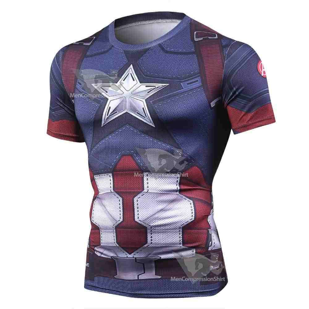 Rogers Short Sleeve Compression Shirt For Men