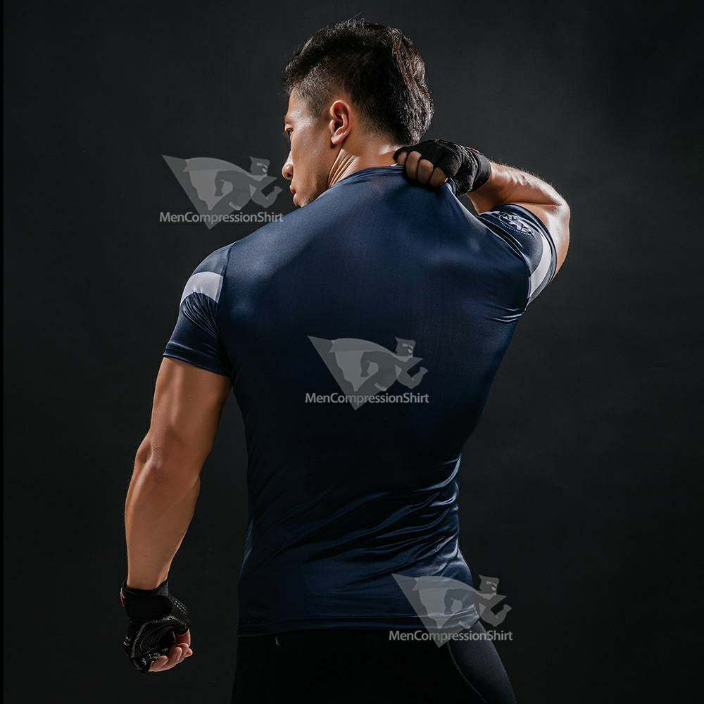 Rogers Short Sleeve Compression Shirts For Men