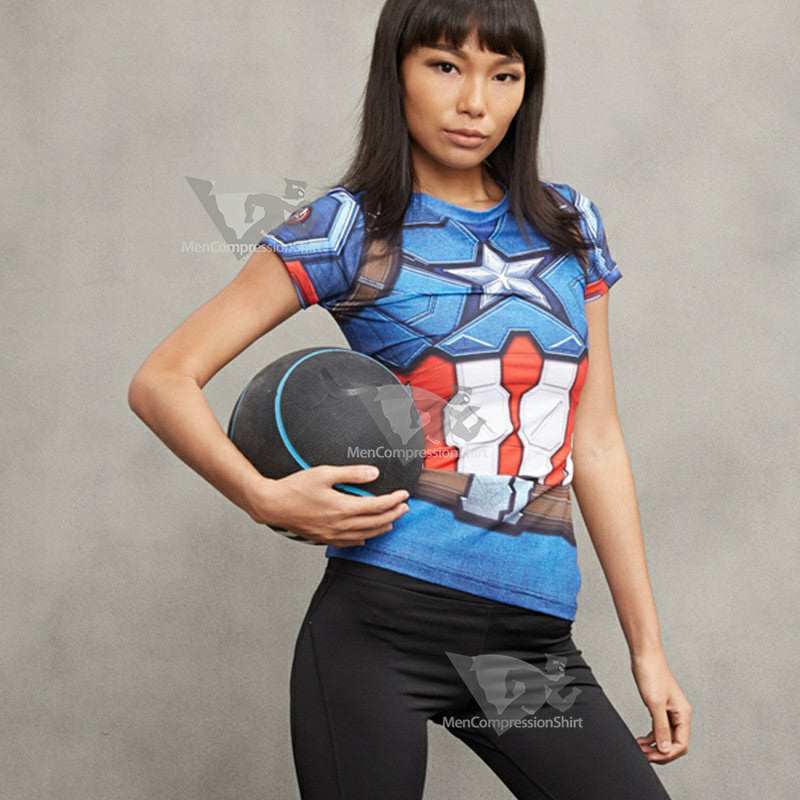 Rogers Short Sleeve Women Compression Shirt