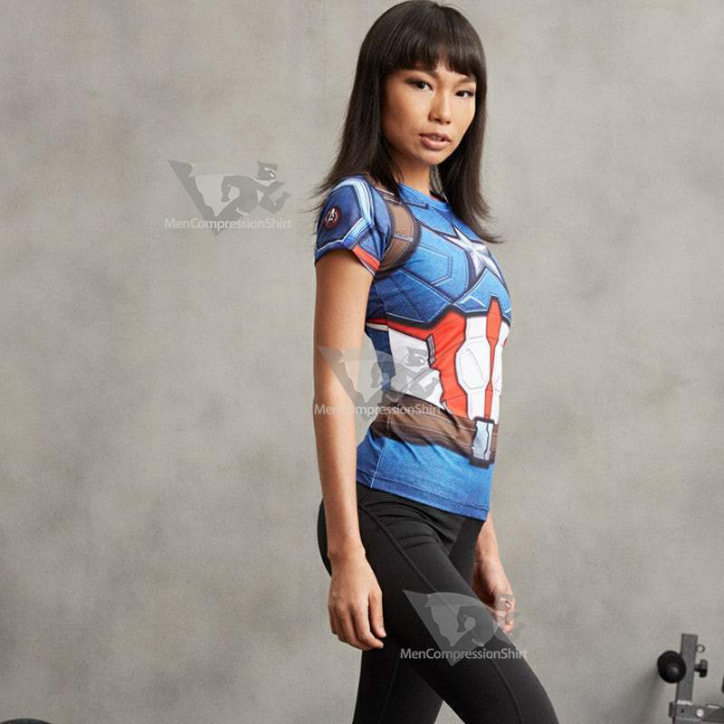 Rogers Short Sleeve Women Compression Shirt