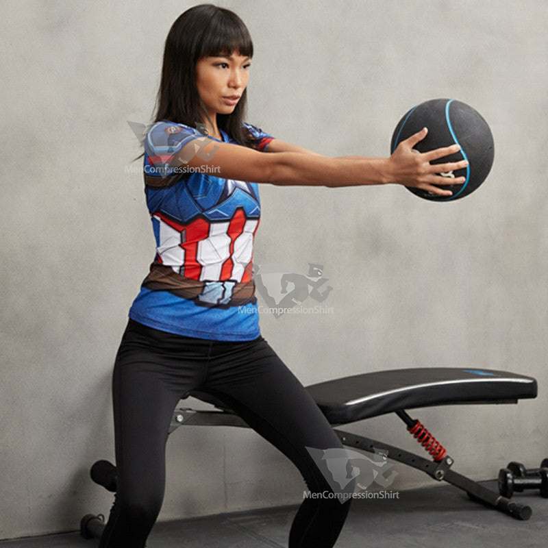 Rogers Short Sleeve Women Compression Shirt